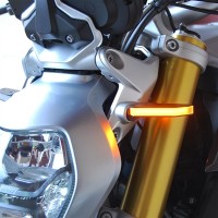 New Rage Cycles (NRC) 2015+ BMW 1200R / RS Front Turn Signal Kit